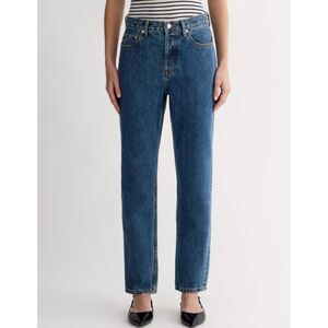 Everlane Jeans 23 Blue The 90s Cheeky Jean Straight Fit Ankle Length High Rise
